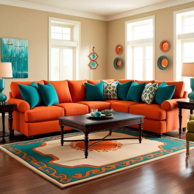 Living room overcrowded with furniture